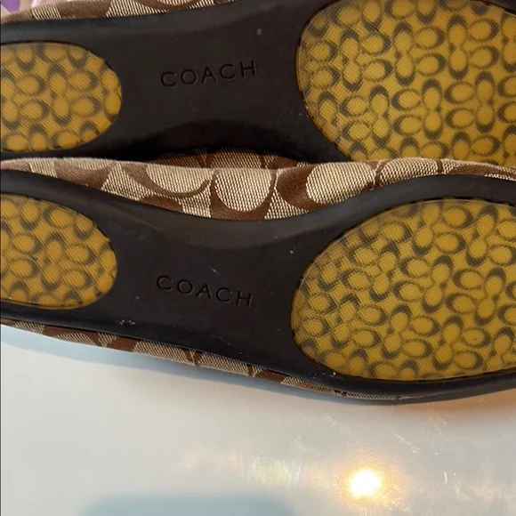 Coach Signature Jacquard Print Women's  Ballet Flats SZ: 9 - Picture 6 of 7